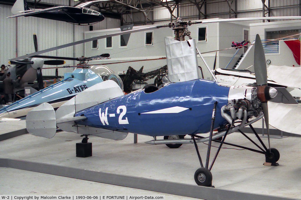 W-2, Weir Autogiro C/N BAPC.85, Weir Autogiro at the Museum of Flight, East Fortune, Scotland in 1993.