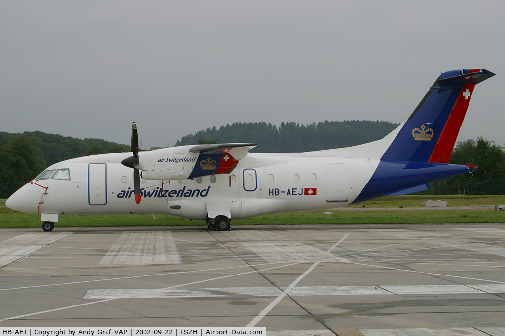 HB-AEJ, 1996 Dornier 328-100 C/N 3077, Air Switzerland Do328