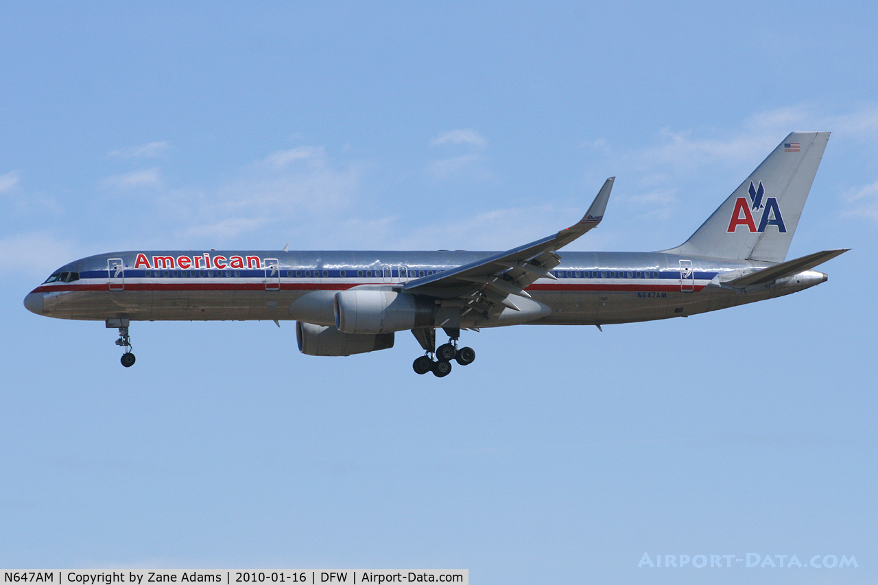 N647AM, 1991 Boeing 757-223 C/N 24605, American Airlines at DFW