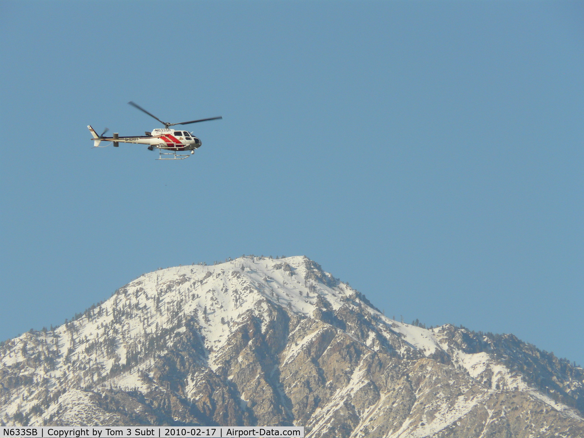 N633SB, 2005 Eurocopter AS-350B-3 Ecureuil Ecureuil C/N 3901, Afternoon Cruise by Cucamonga Peak