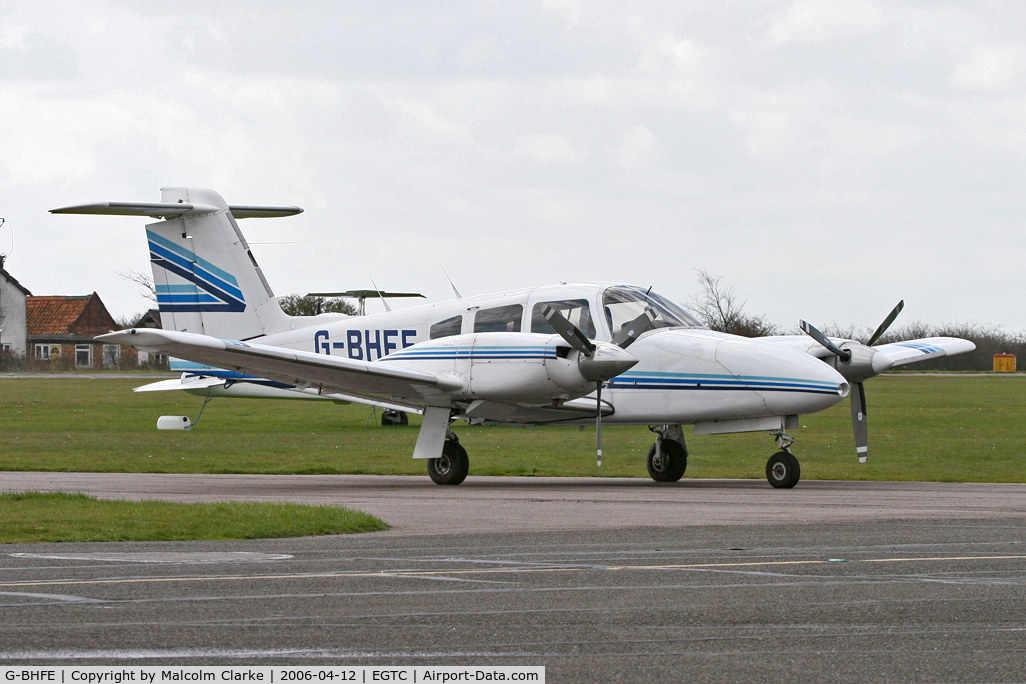 G-BHFE, 1979 Piper PA-44-180 Seminole C/N 44-7995324, Piper PA-44-180 Seminole at Cranfield Airport in 2006.