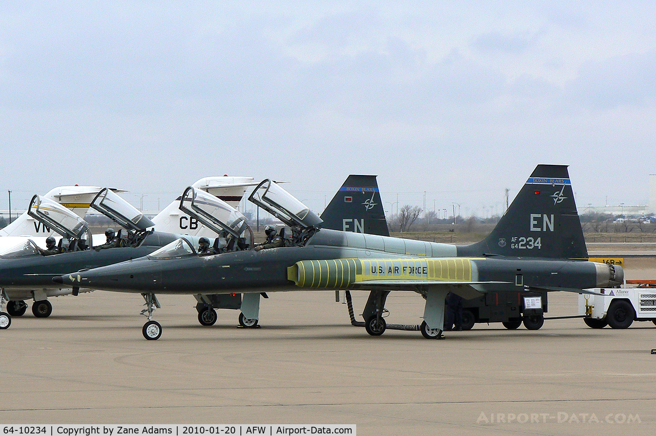 64-10234, 1964 Northrop T-38A Talon C/N N.5663, At Fort Worth Alliance Airport