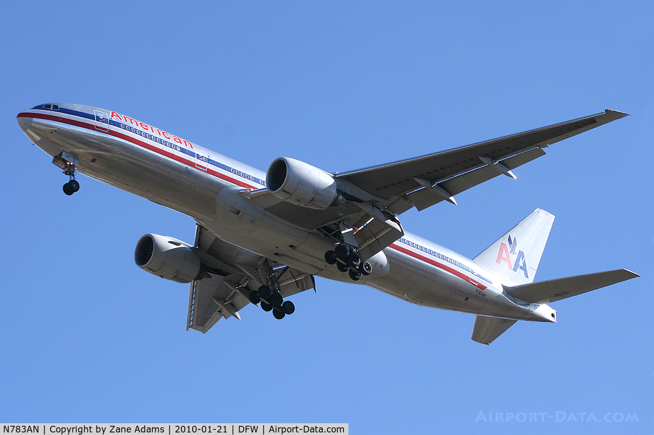 N783AN, 2000 Boeing 777-223 C/N 30004, American Airlines at DFW