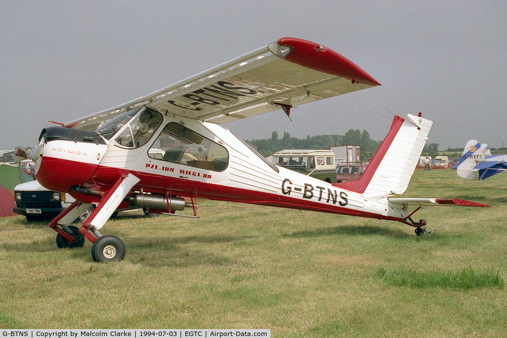 G-BTNS, 1990 PZL-Okecie PZL-104 Wilga 80 C/N CF20890883, PZL-Okecie PZL-104 Wilga-80 Seen at the 1994 PFA Rally, Cranfield Airport.