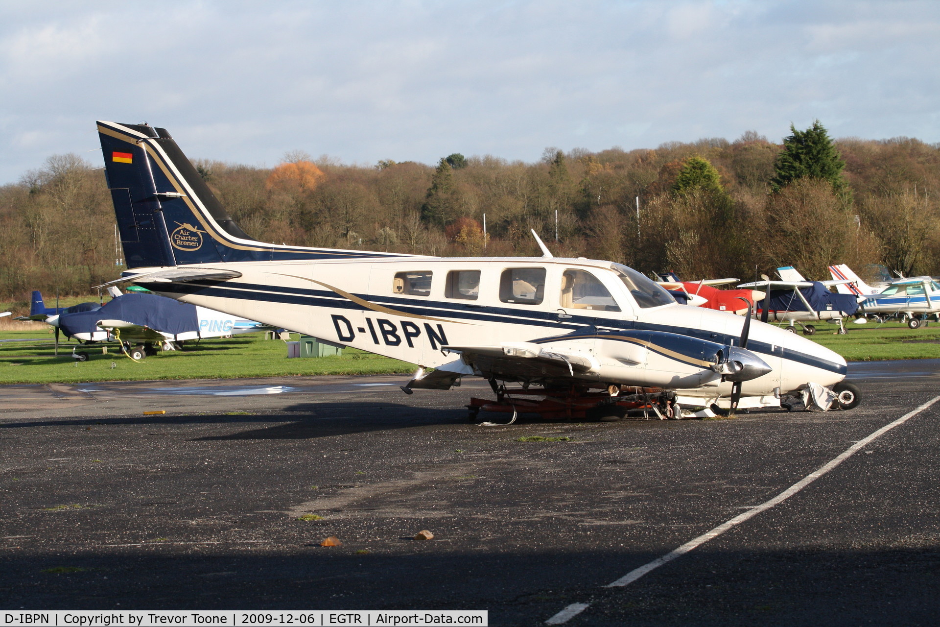 D-IBPN, 1982 Beech 58P Baron Baron C/N TJ-424, Beechcraft 58P Baron c/n TJ424