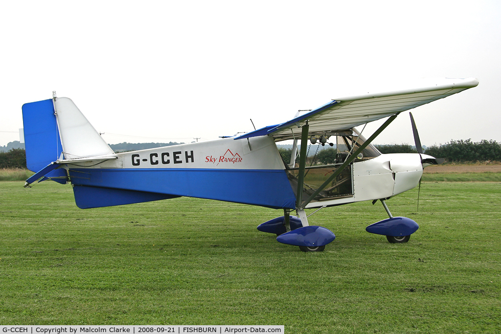 G-CCEH, 2003 Best Off Skyranger 912(2) C/N BMAA/HB/267, Best Off Skyranger 912(2) at Fishburn Airfield, UK in 2008.