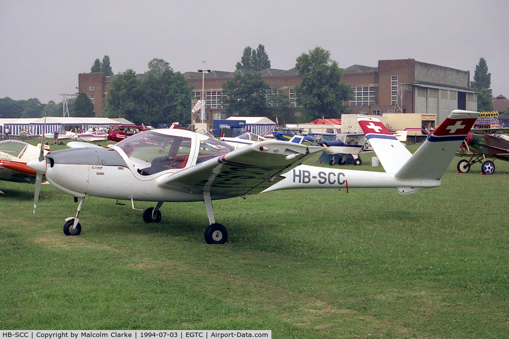HB-SCC, Robin ATL C/N 83, Robin ATL at the 1994 PFA Rally, Cranfield Airport.