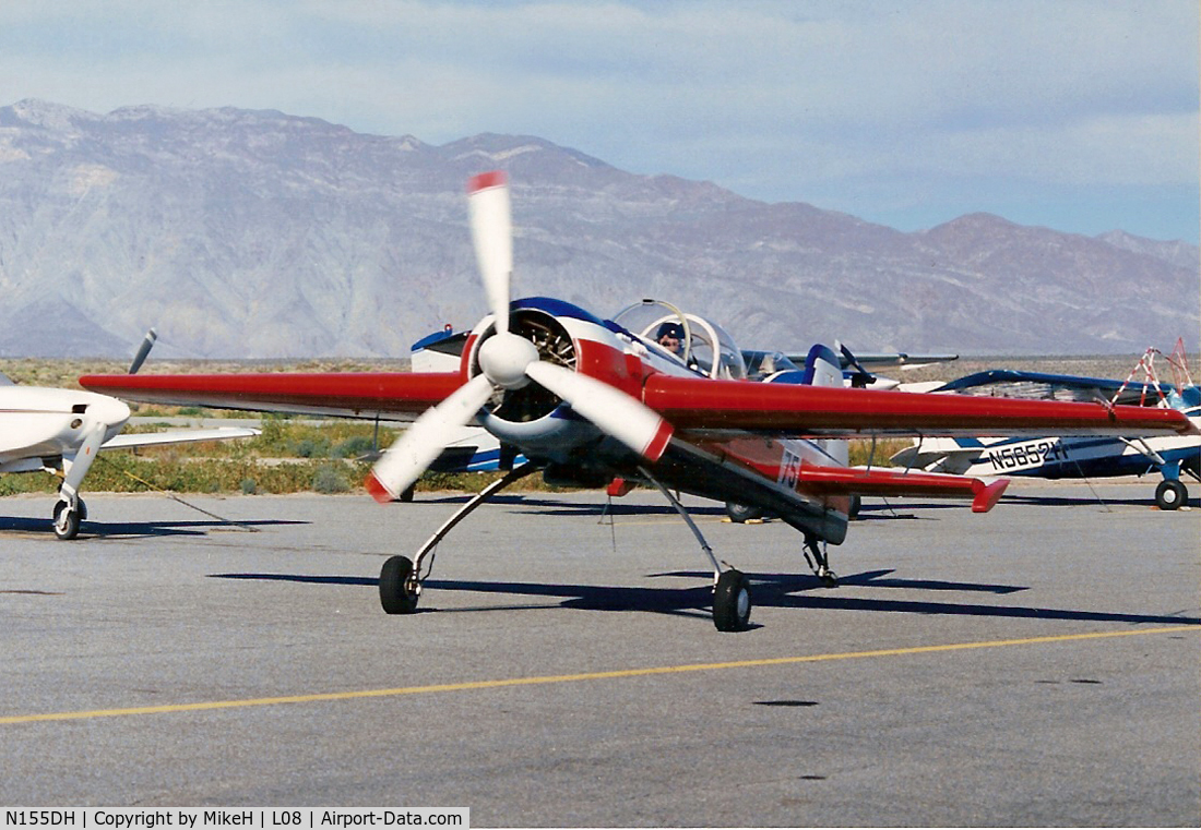 N155DH, 1995 Yakovlev Yak-55M C/N 950901, Me taxiing in after a flight in the aerobatic box (my last flight in the 55)