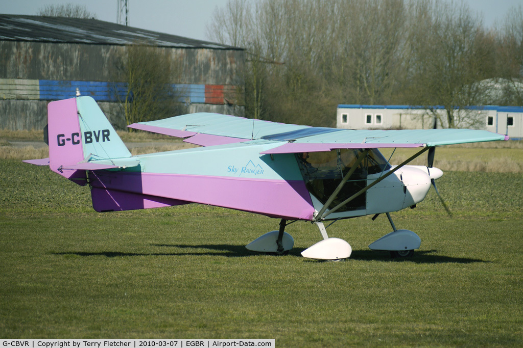 G-CBVR, 2002 Best Off Skyranger 912(2) C/N BMAA/HB/231, One of the many aircraft at Breighton on a fine Spring morning