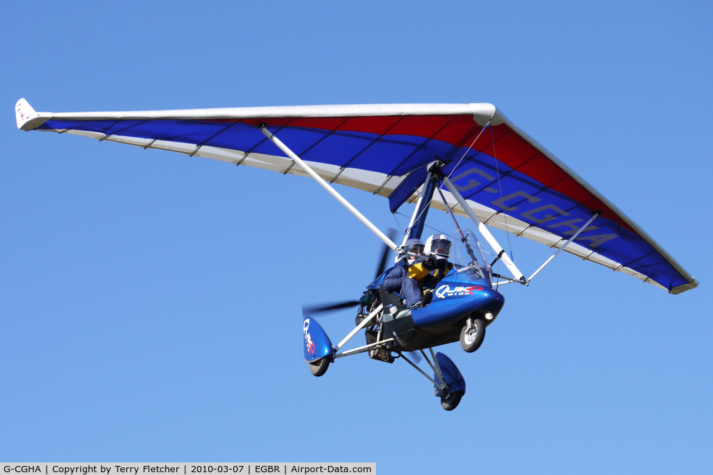 G-CGHA, 2009 P&M Aviation QuikR C/N 8499, Microlight - One of the many aircraft at Breighton on a fine Spring morning