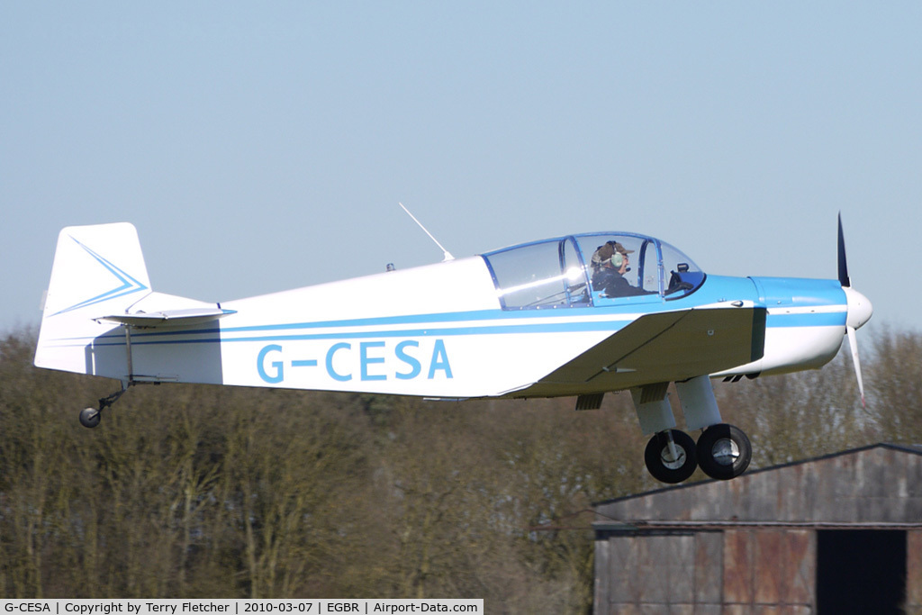 G-CESA, 2009 Jodel DR-1050 Ambassadeur C/N PFA 304-13753, One of the many aircraft at Breighton on a fine Spring morning