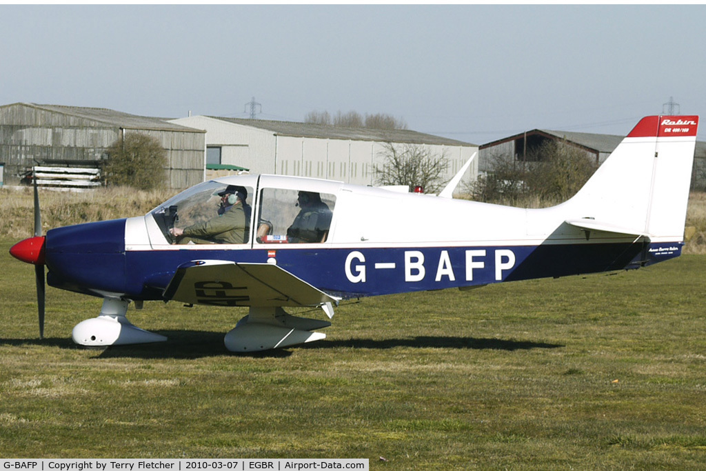 G-BAFP, 1972 Robin DR-400-160 Chevalier C/N 735, 1972 Avions Pierre Robin CEA DR400/160 - One of the many aircraft at Breighton on a fine Spring morning