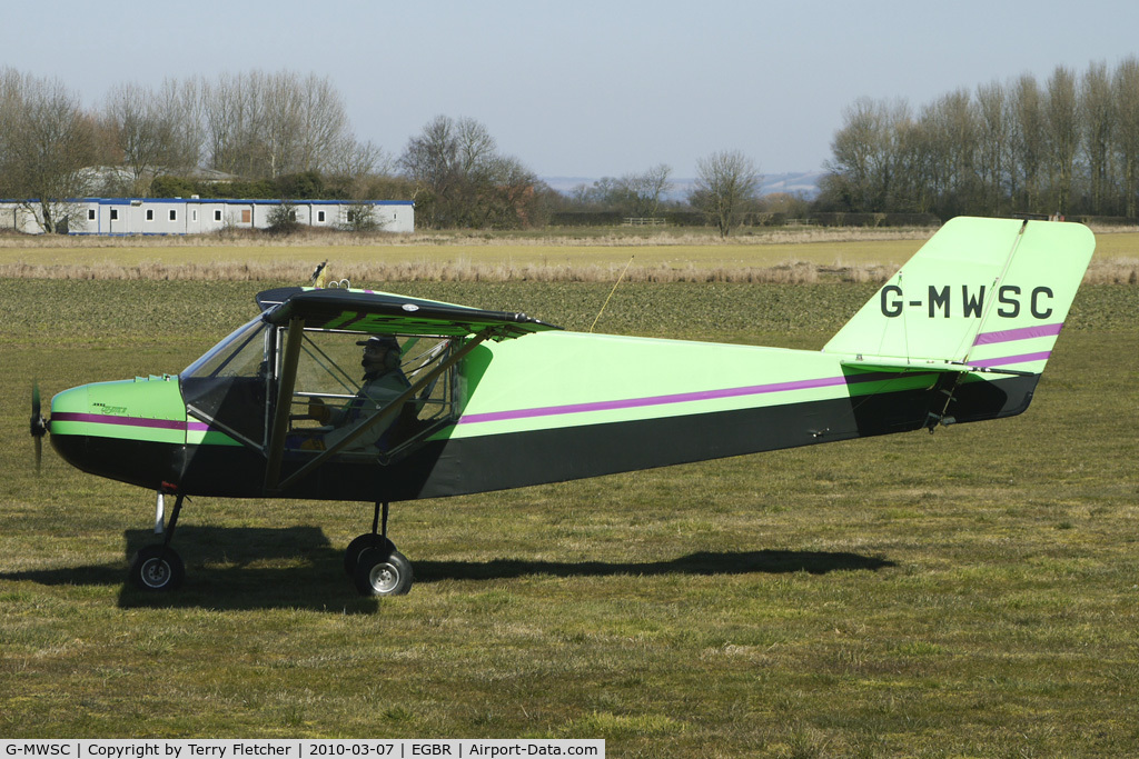 G-MWSC, 1991 Rans S-6ESD Coyote II C/N PFA 204-12019, One of the many aircraft at Breighton on a fine Spring morning