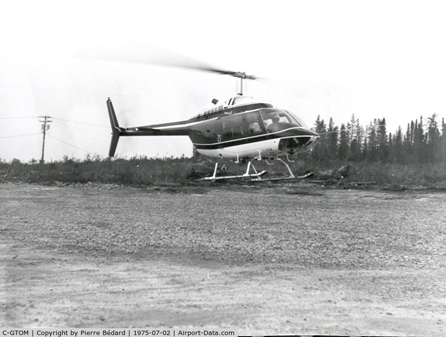 C-GTOM, 1975 Bell 206L LongRanger C/N 45010, taken in James Bay, Quebec