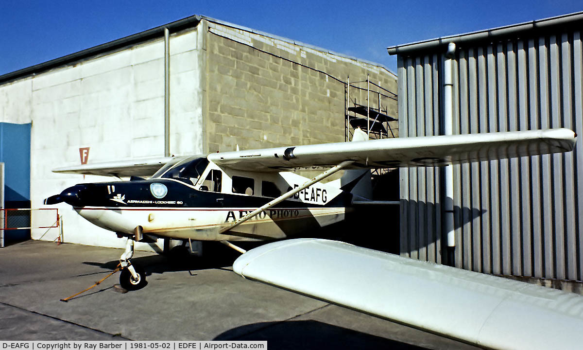 D-EAFG, Aermacchi AL-60B-2 Santa Maria C/N 6255, Image taken from a slide.