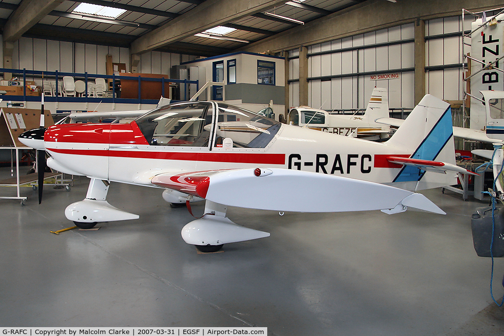 G-RAFC, 1980 Robin R-2112 Alpha C/N 192, Robin R-2112 Alpha at Peterborough Conington Airport in 2007.