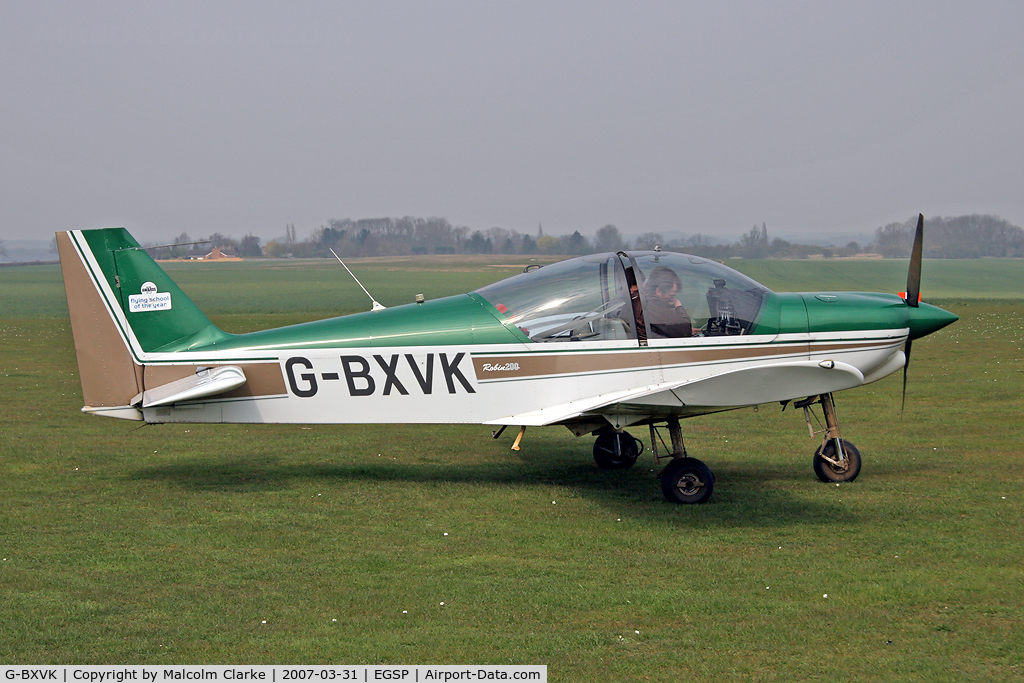 G-BXVK, 1998 Robin HR-200-120B C/N 326, Robin HR-200-120B at Peterborough Sibson Airfield in 2007.
