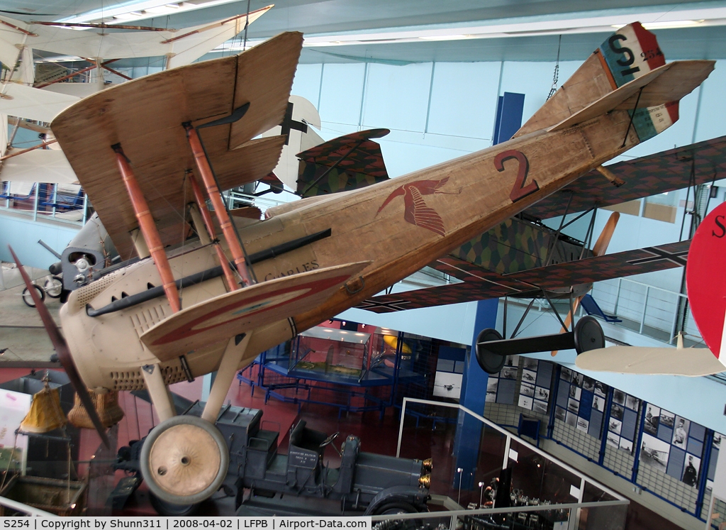 S254, SPAD S-VII C/N 254, SPAD VII preserved @ Le Bourget Museum