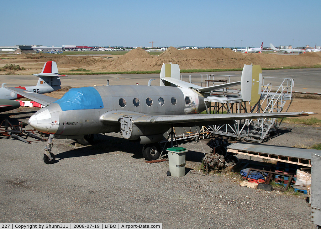 227, Dassault MD-312 Flamant C/N 227, Flamant on restoration inside Old Wings Association