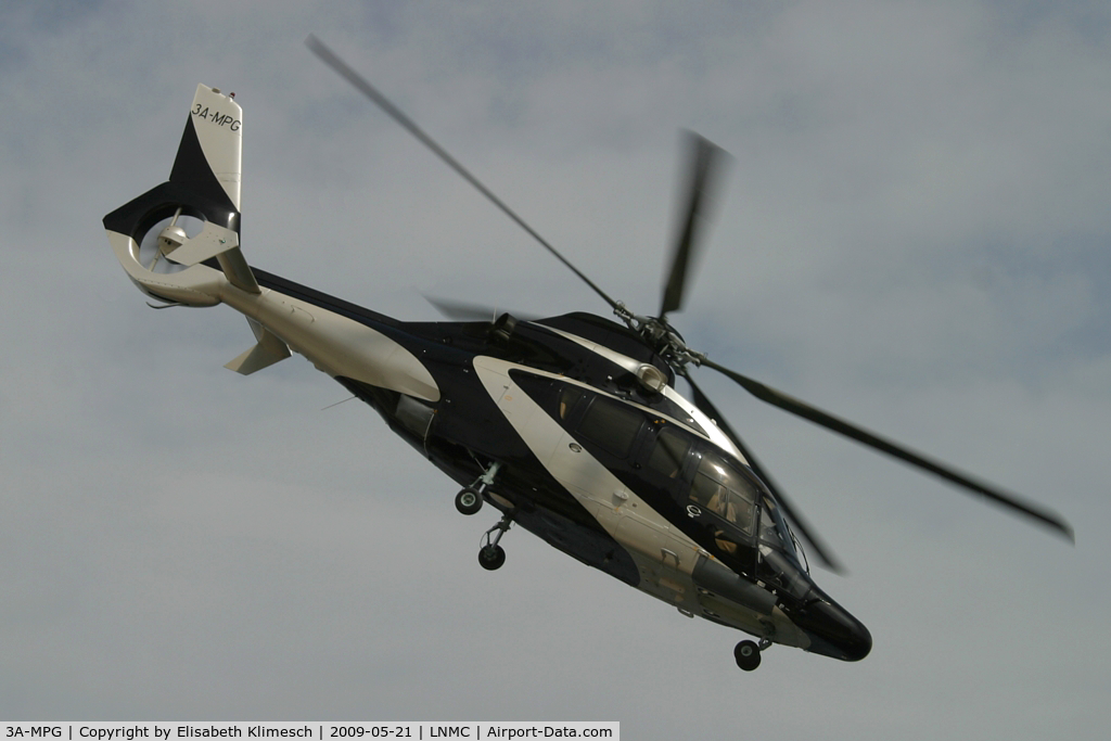 3A-MPG, 2007 Eurocopter EC-155B-1 C/N 6771, at Monaco heliport