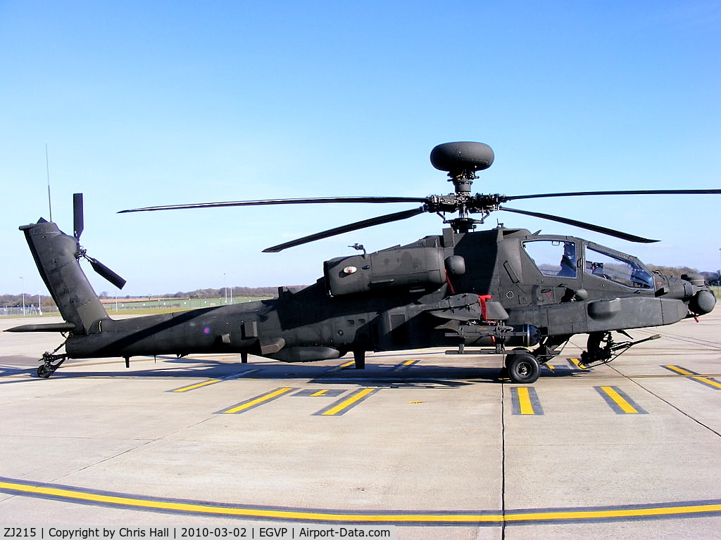 ZJ215, Westland Apache AH.1 C/N WAH.049, Army Air Corps 673 Sqn