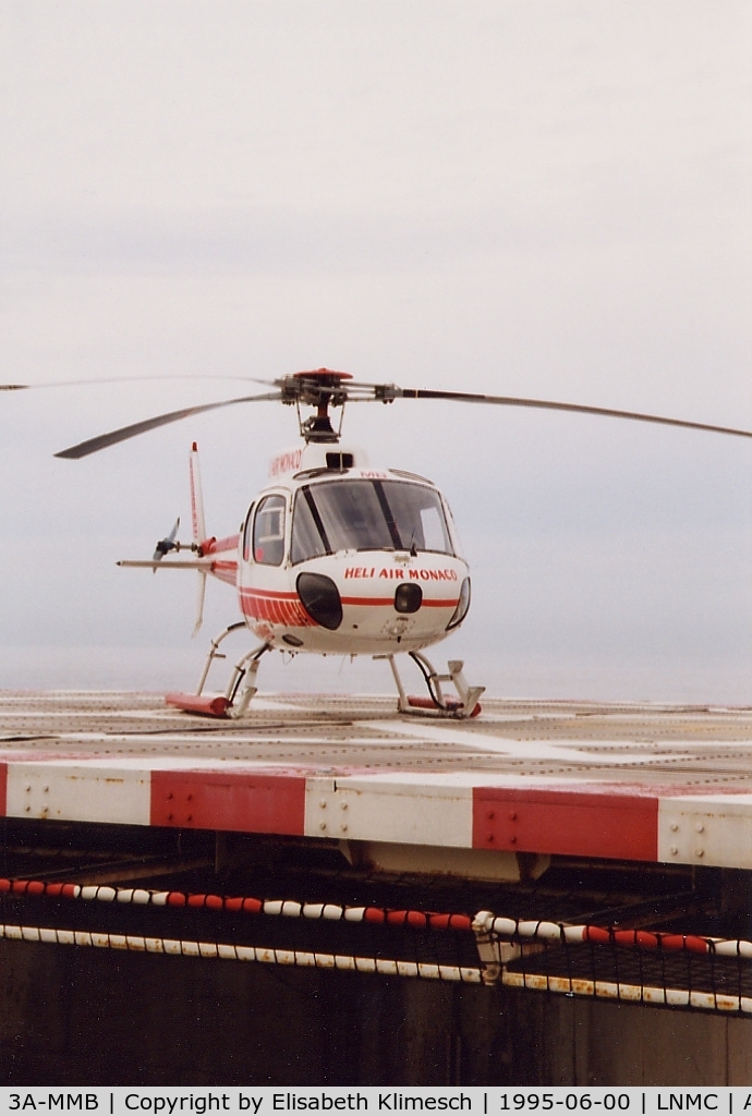 3A-MMB, 1979 Aérospatiale AS-350B Ecureuil C/N 1091, at Monaco Heliport