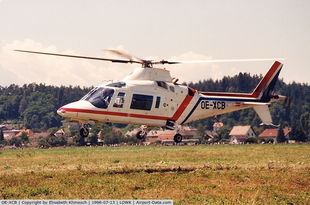OE-XCB, Agusta A-109C C/N 7616, at Klagenfurt Airport