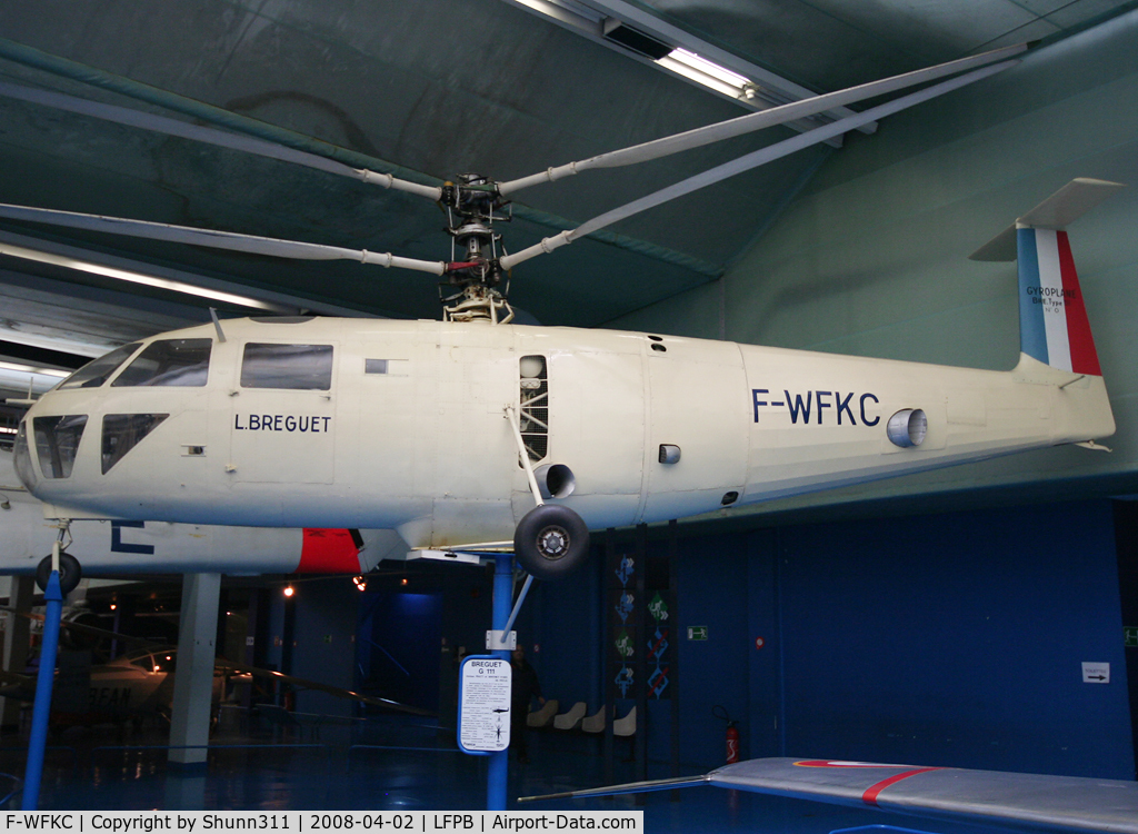 F-WFKC, Breguet 111 Gyroplane C/N 01, Preserved @ Le Bourget Museum