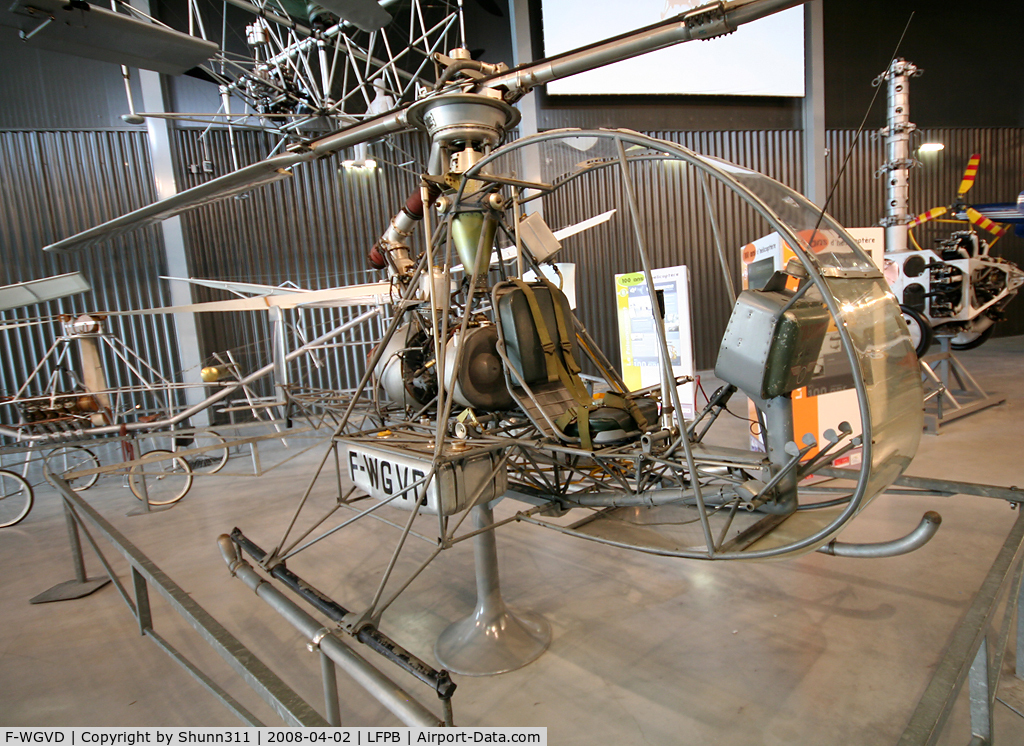 F-WGVD, Sud Aviation SO-1220 Djinn C/N 02, SO.1220 preserved @ Le Bourget Museum