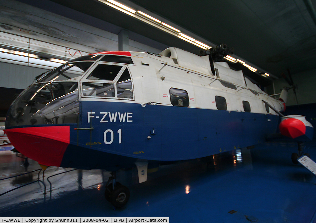 F-ZWWE, 1962 SNCASE SE-3210 Super Frelon C/N 01, Preserved @ Le Bourget Museum
