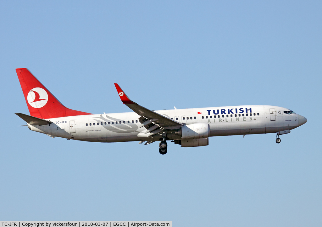 TC-JFR, 1999 Boeing 737-8F2 C/N 29779, Turkish Airlines