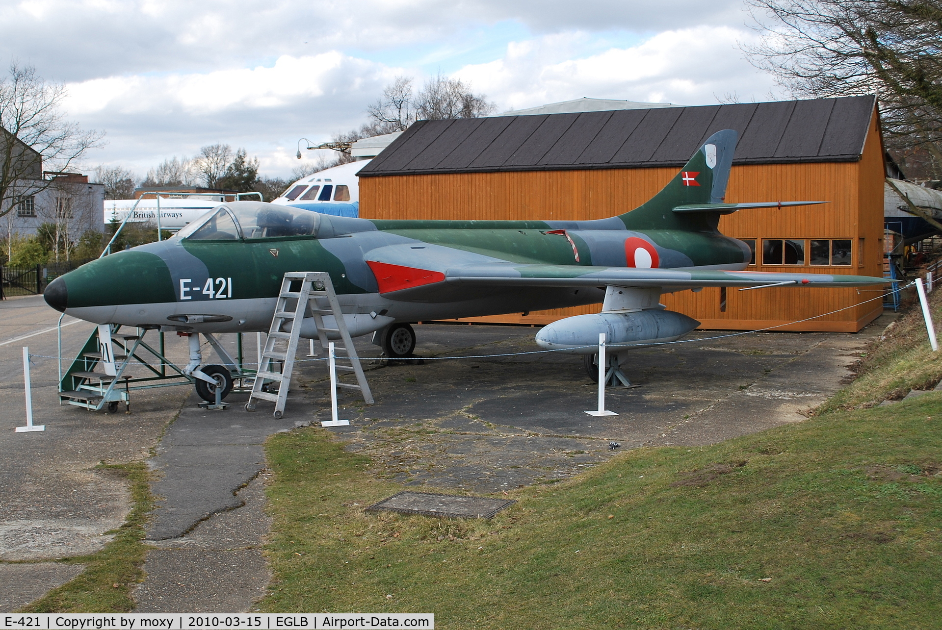E-421, Hawker Hunter F.51 C/N 41H/680280, Hawker Hunter F MK51 at Brooklands
