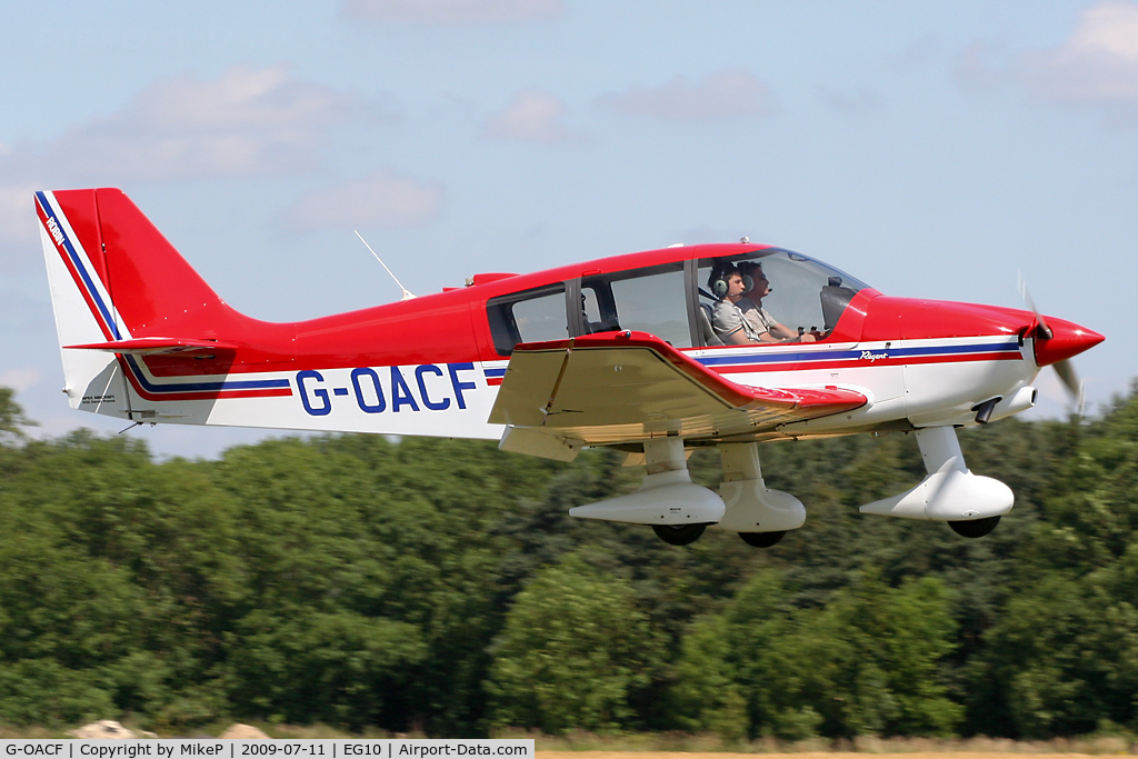 G-OACF, 2003 Robin DR-400-180 Regent Regent C/N 2534, About to land on r/w 11 at Breighton.