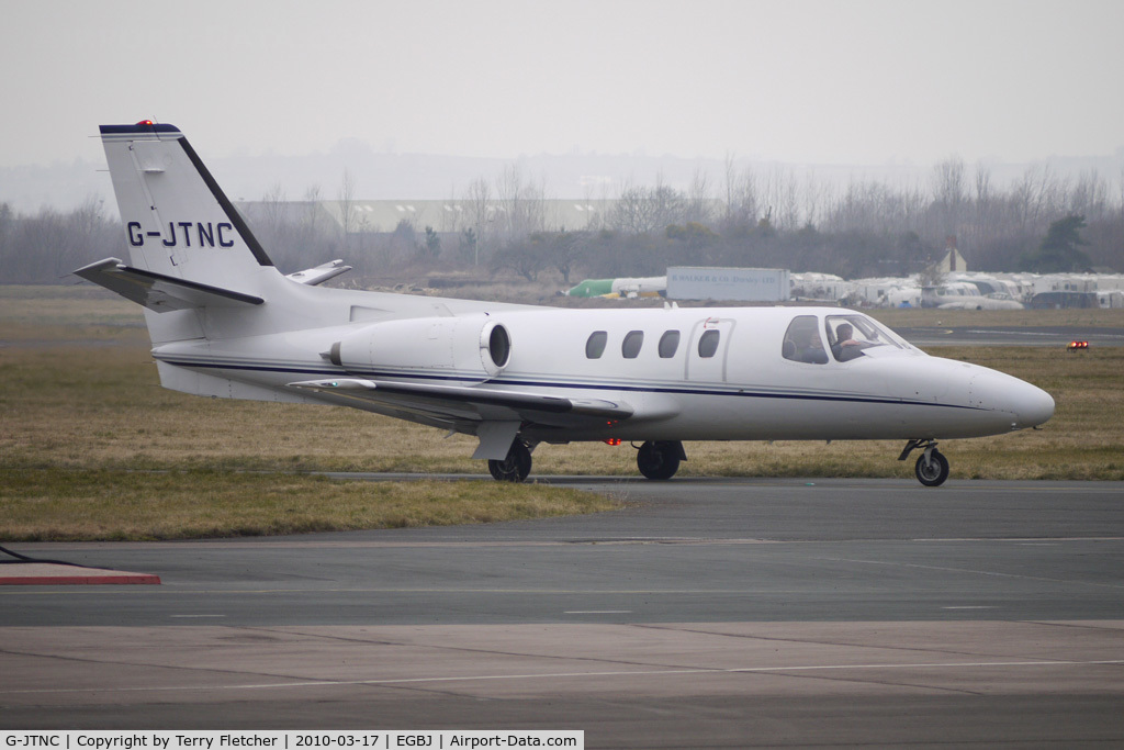 G-JTNC, 1975 Cessna 500 Citation C/N 500-0264, Citation 500 at Gloucestershire (Staverton) Airport