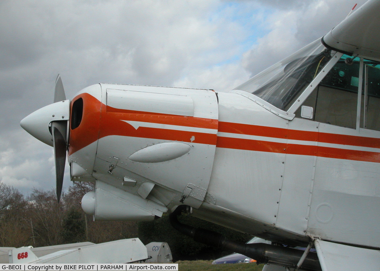 G-BEOI, 1976 Piper PA-18-150 Super Cub C/N 18-7709028, LYCOMING O-360-A4A. GLIDER TUG PARHAM