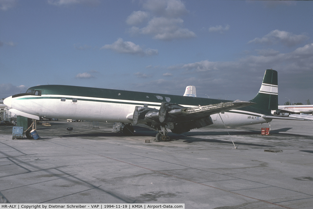 HR-ALY, 1957 Douglas DC-7C Seven Seas Seven Seas C/N 45230, Douglas DC7