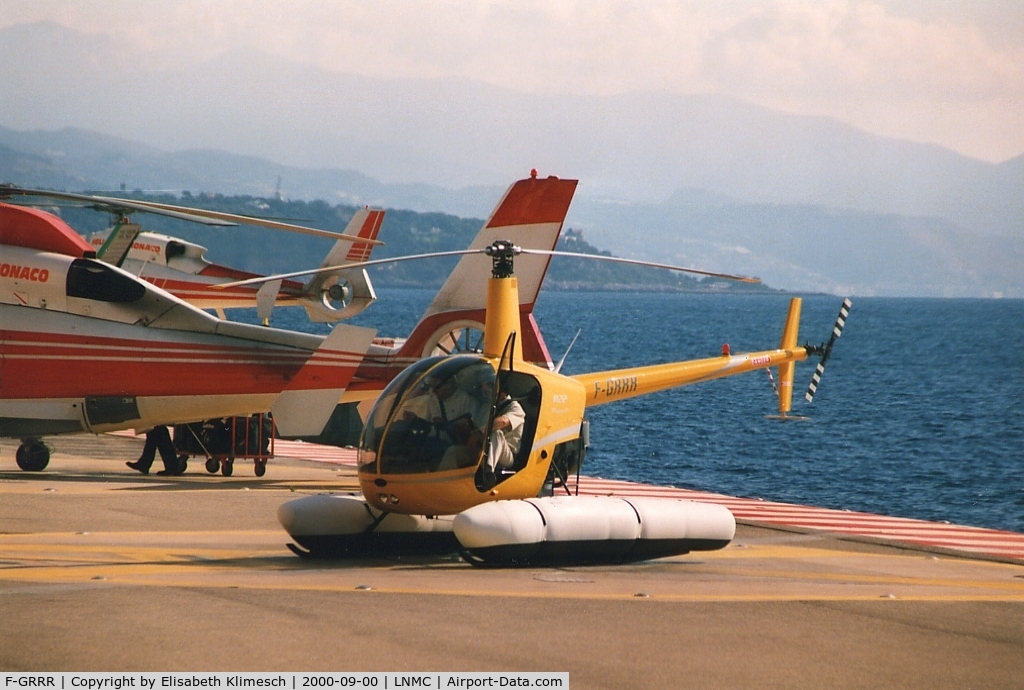 F-GRRR, Robinson R22 Mariner C/N 3073M, at Monaco Heliport