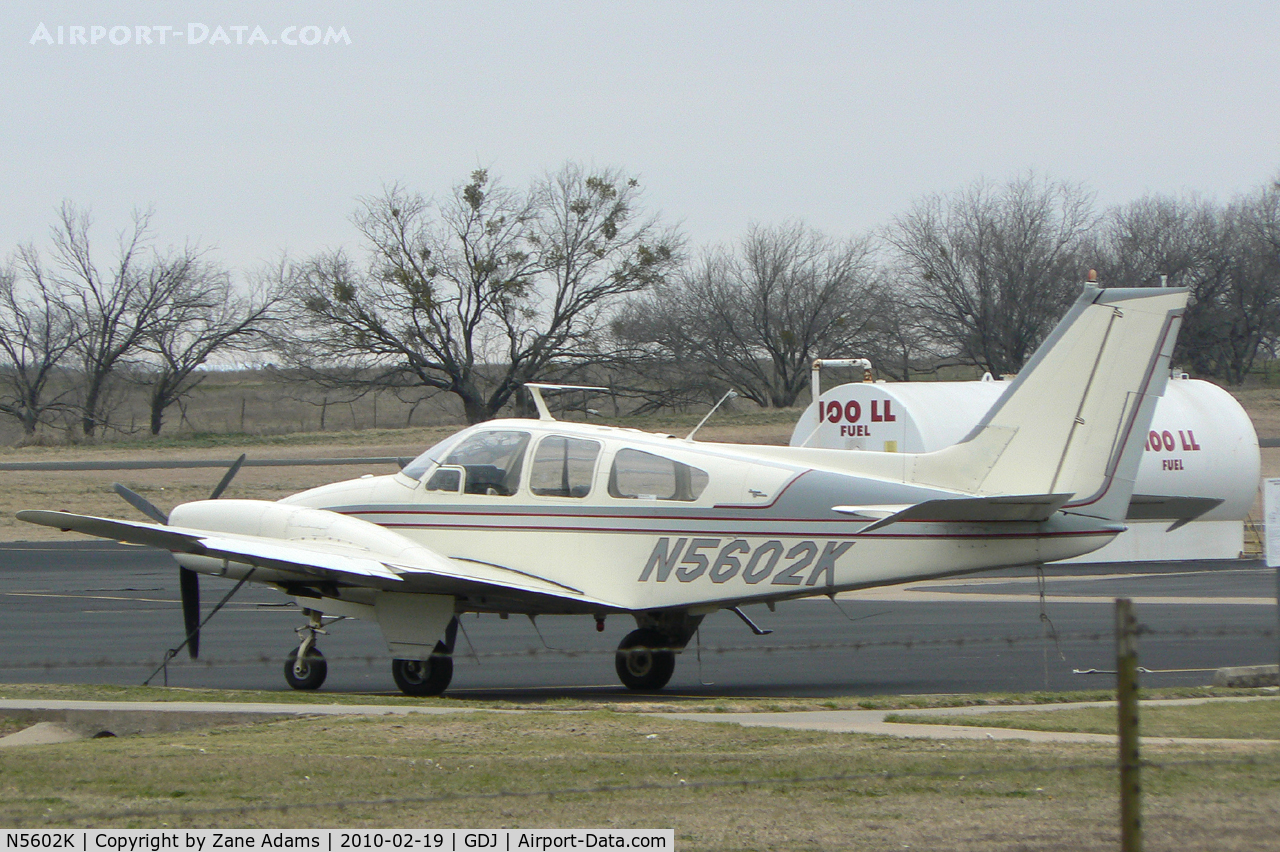 N5602K, 1964 Beech 95-B55 (T42A) Baron C/N TC-598, At Granbury Municipal