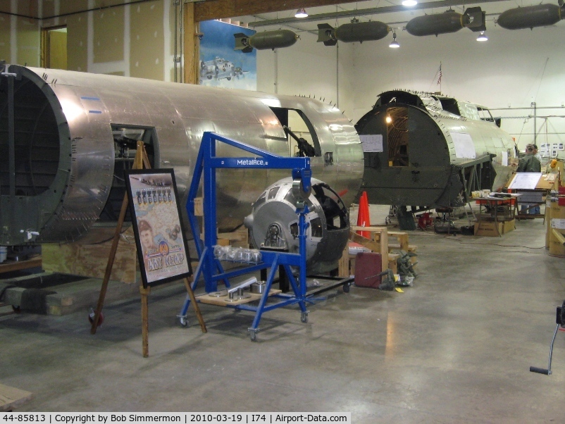 44-85813, 1944 Boeing B-17G Flying Fortress C/N 8722, Fuselage progress