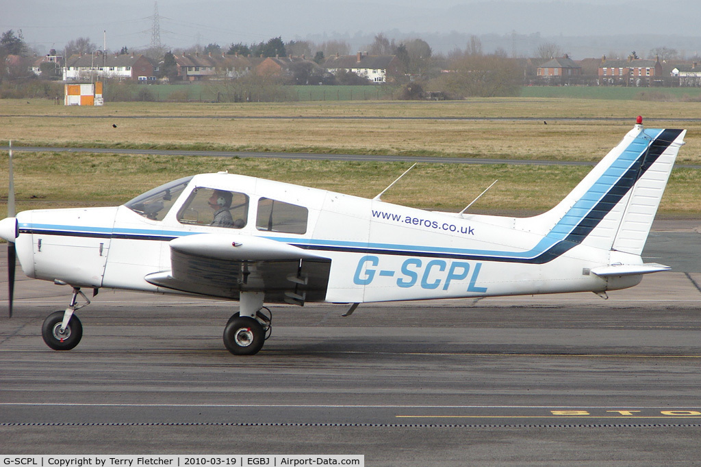 G-SCPL, 1977 Piper PA-28-140 Cherokee Cruiser C/N 28-7725160, 1977 Piper PIPER PA-28-140 at Gloucestershire (Staverton) Airport