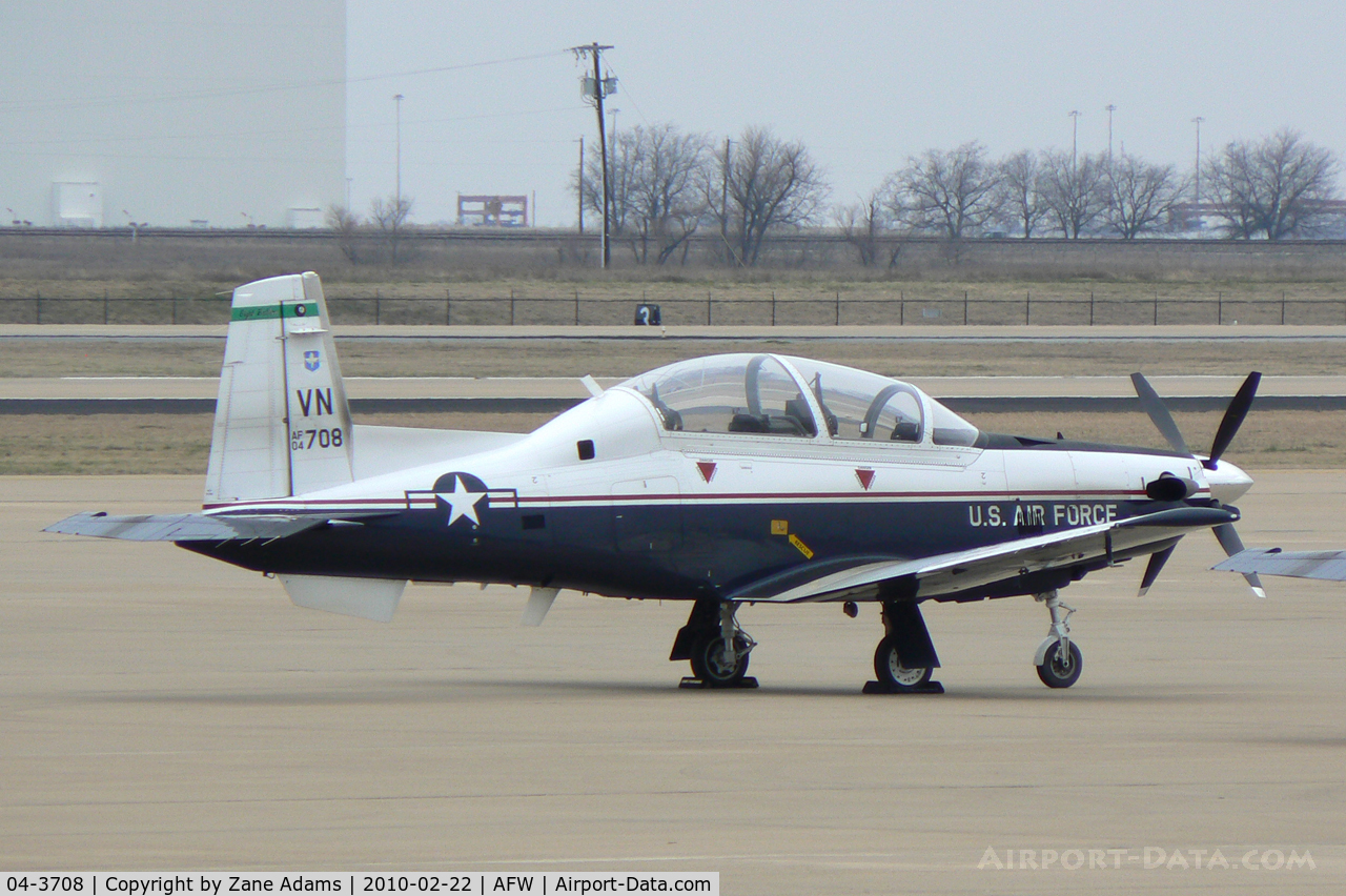 04-3708, 2004 Raytheon T-6A Texan II C/N PT-258, At Fort Worth Alliance Airport