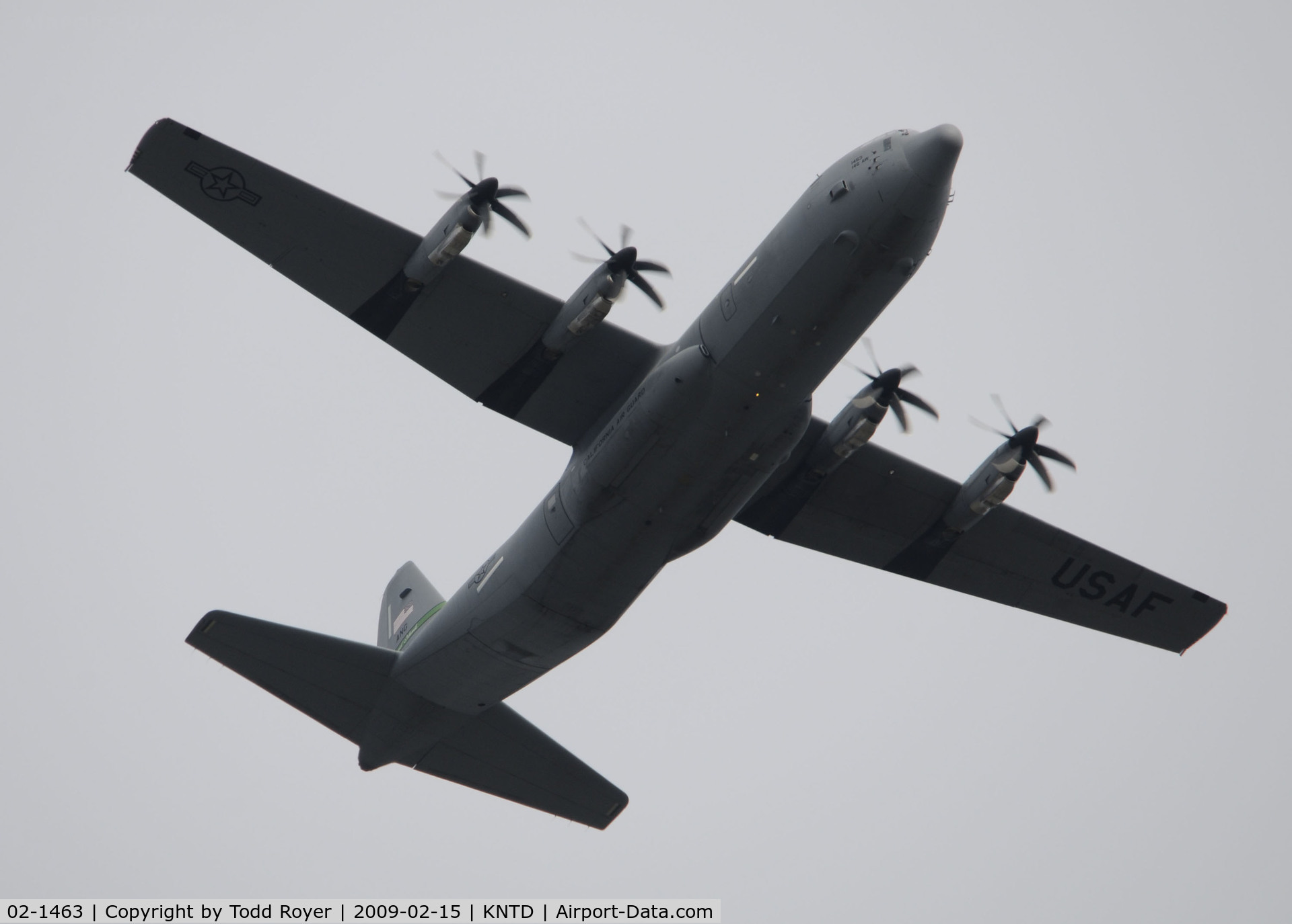 02-1463, 2003 Lockheed Martin C-130J-30 Super Hercules C/N 382-5551, From the backyard