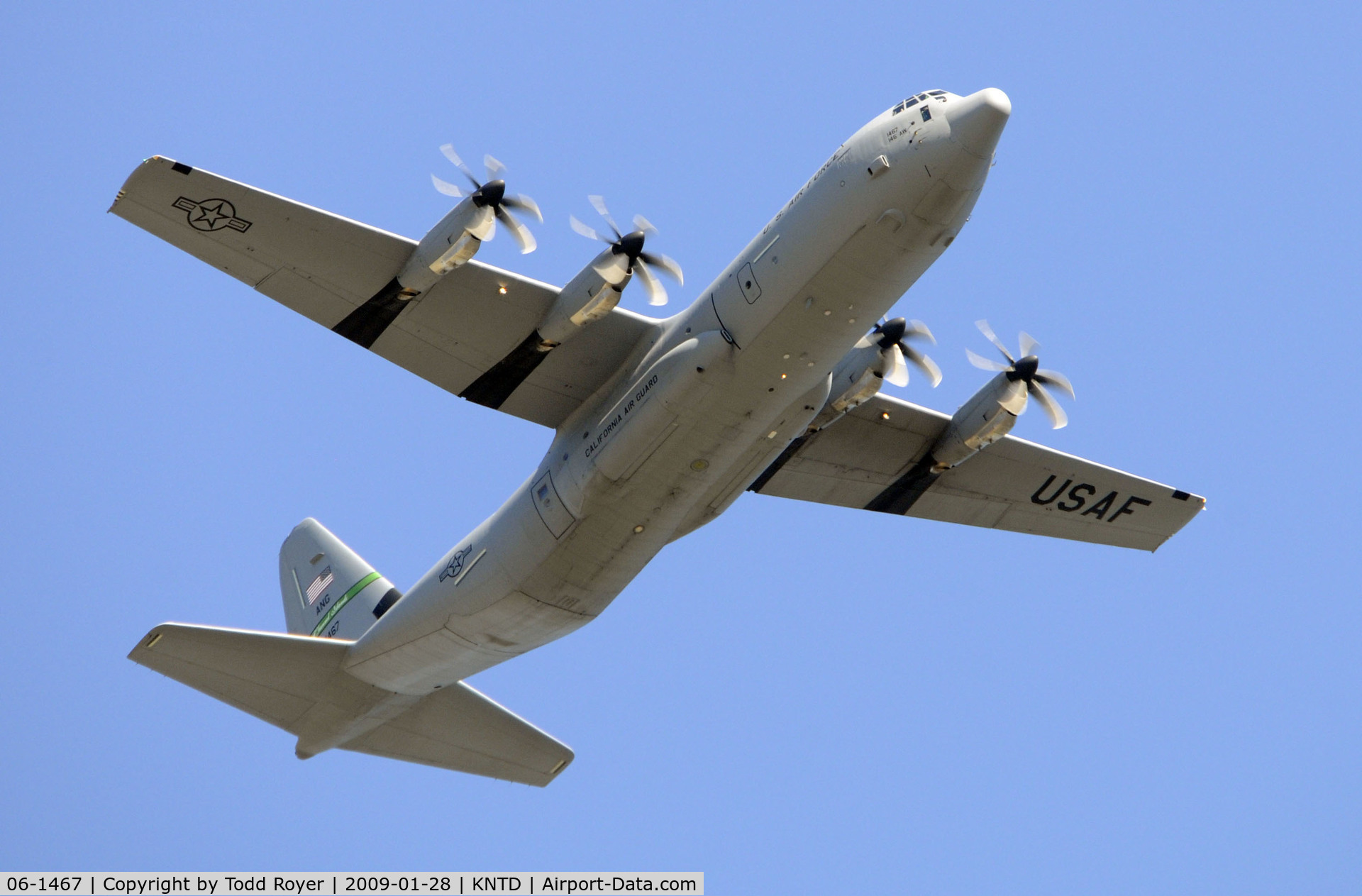 06-1467, 2006 Lockheed Martin C-130J-30 Super Hercules C/N 382-5585, From the backyard