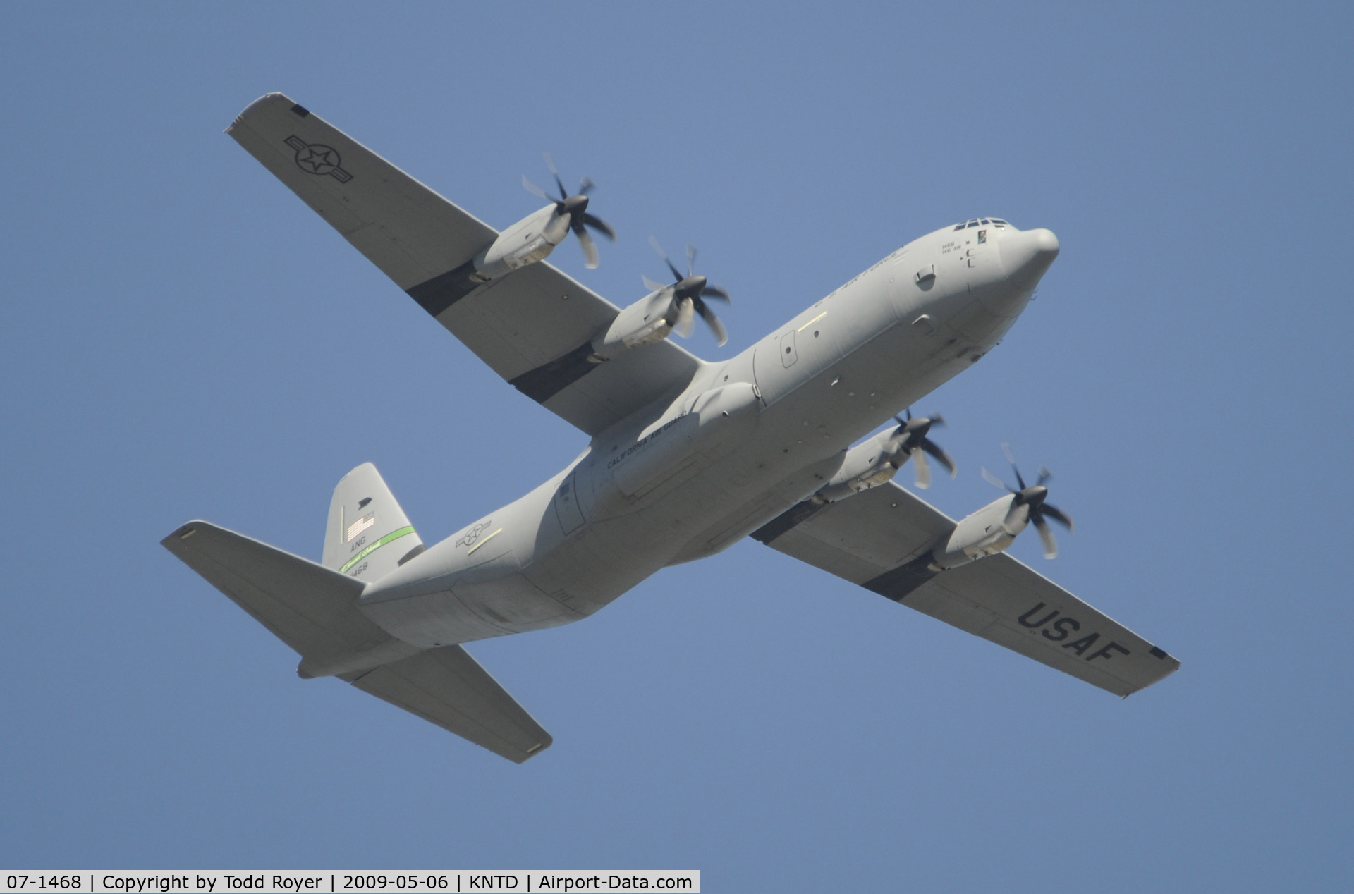 07-1468, 2008 Lockheed Martin C-130J-30 Super Hercules C/N 382-5594, From the backyard