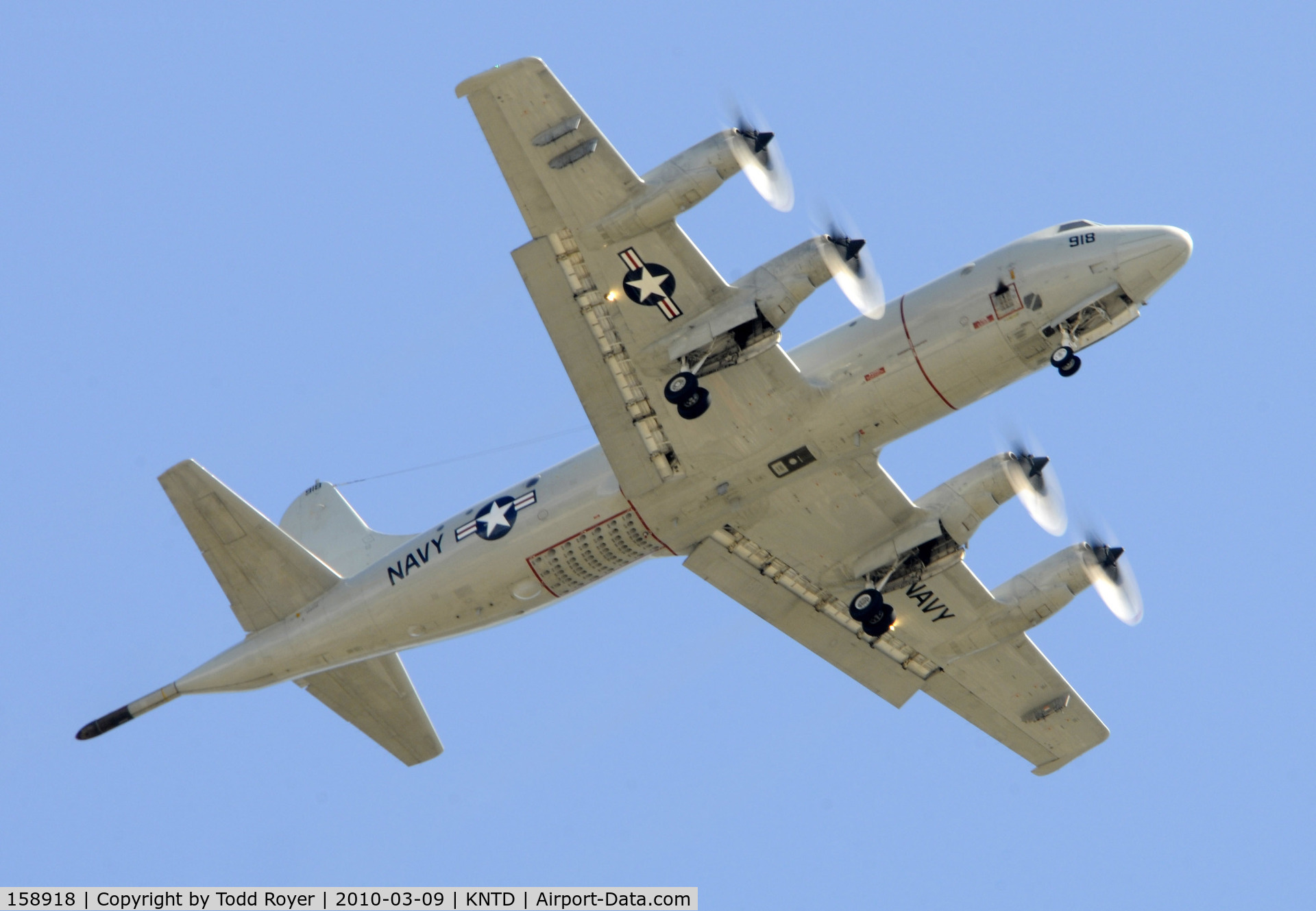 158918, Lockheed P-3C Orion C/N 285A-5590, From the backyard