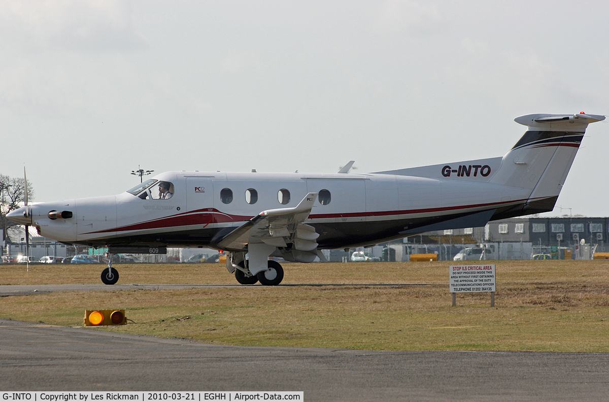 G-INTO, 2005 Pilatus PC-12/45 C/N 609, Pilatus