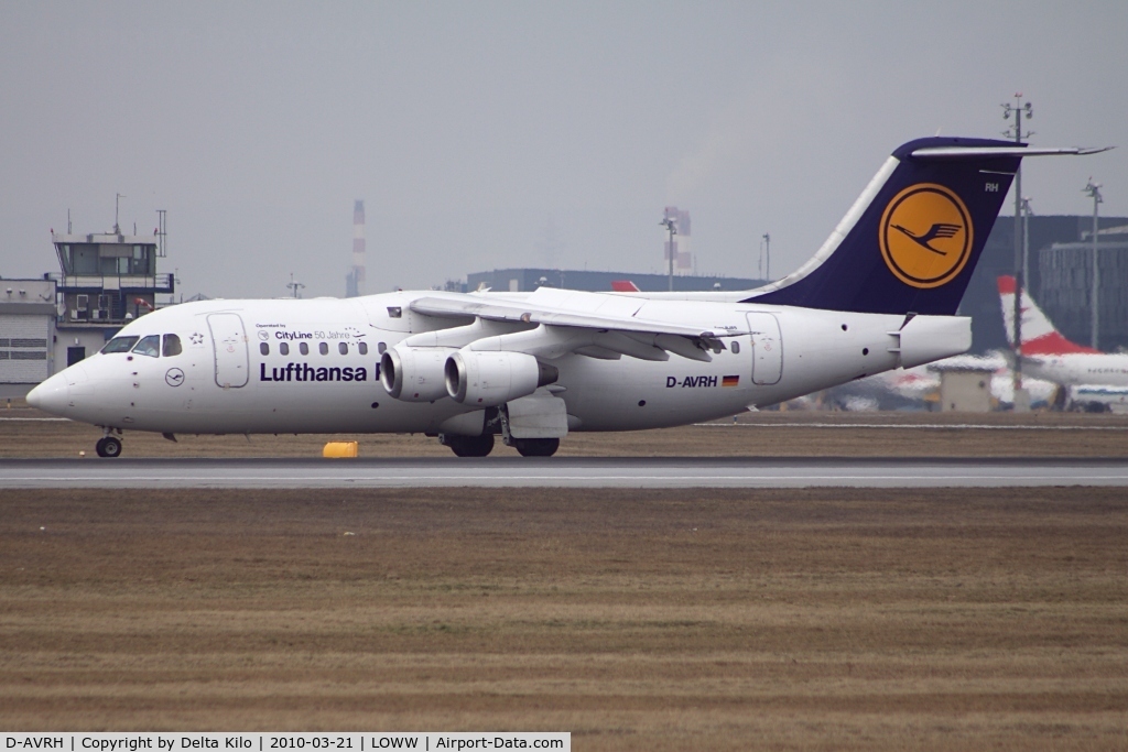 D-AVRH, 1995 British Aerospace Avro 146-RJ85 C/N E.2268, Lufthansa CityLine