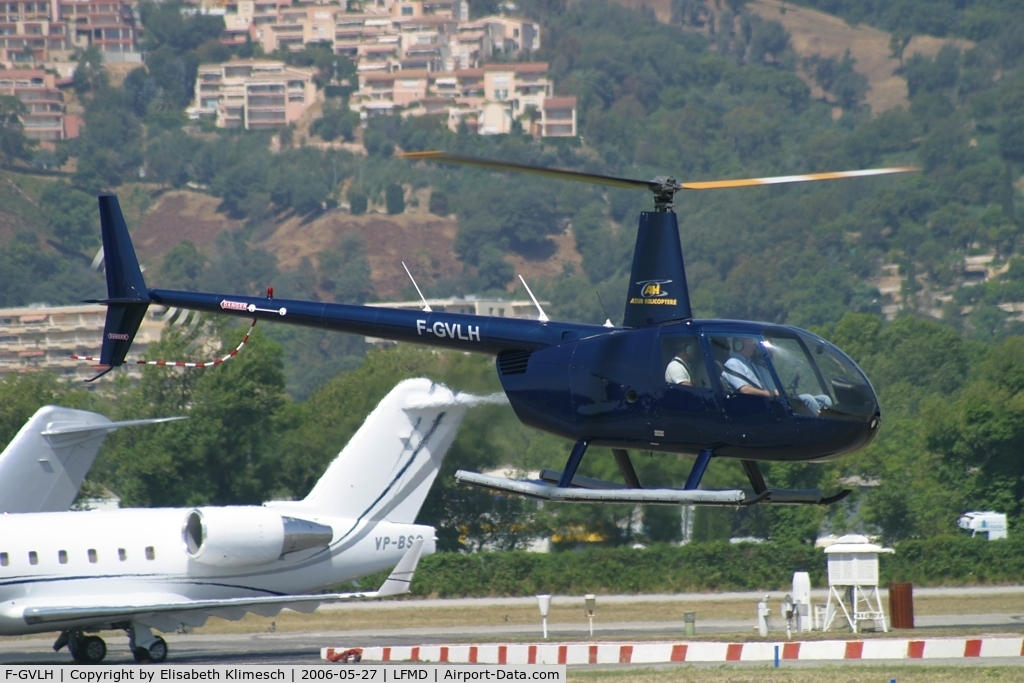 F-GVLH, Robinson R44 II C/N 10635, at Cannes Airport