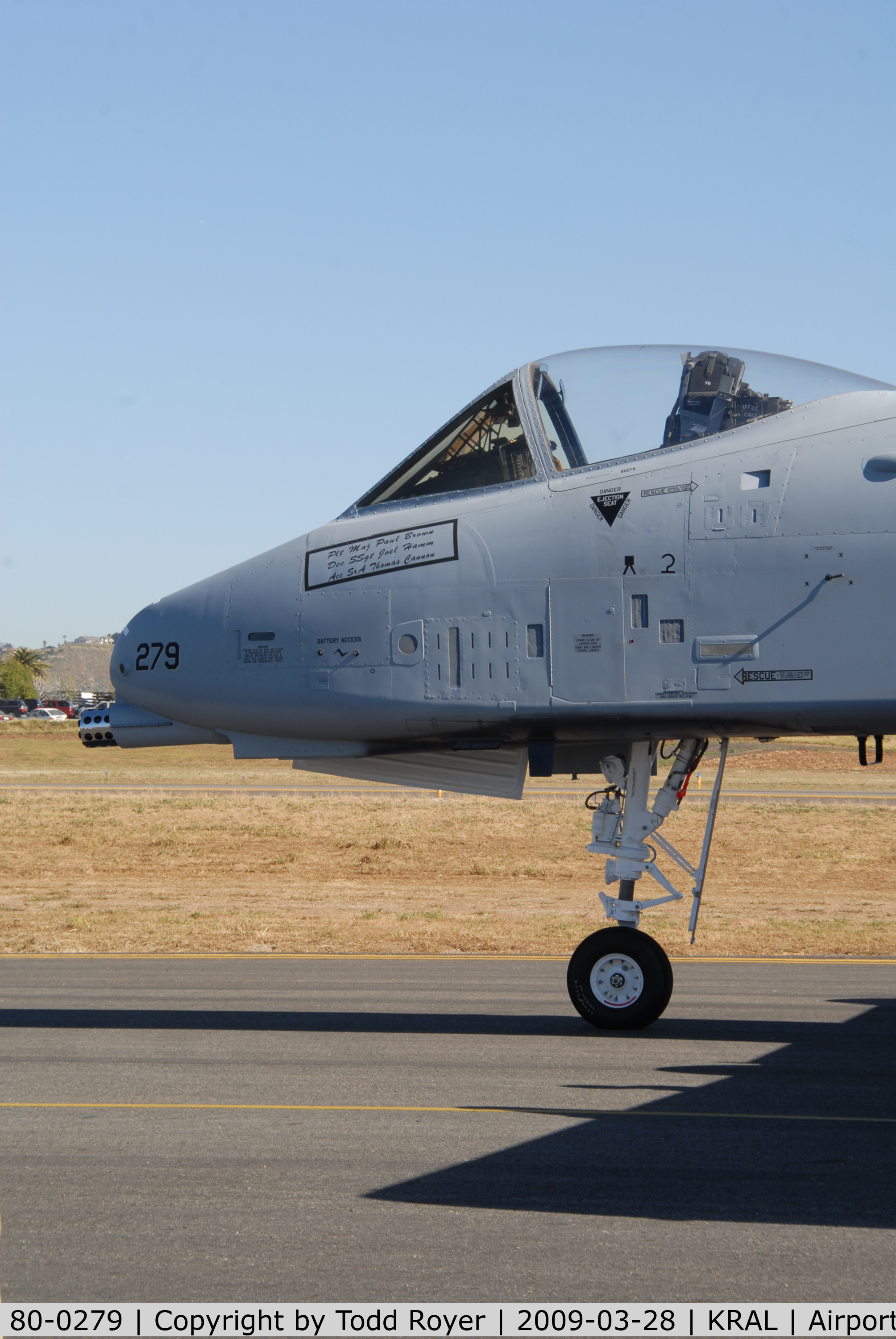 80-0279, 1980 Fairchild Republic A-10C Thunderbolt II C/N A10-0629, Riverside Airshow 2009