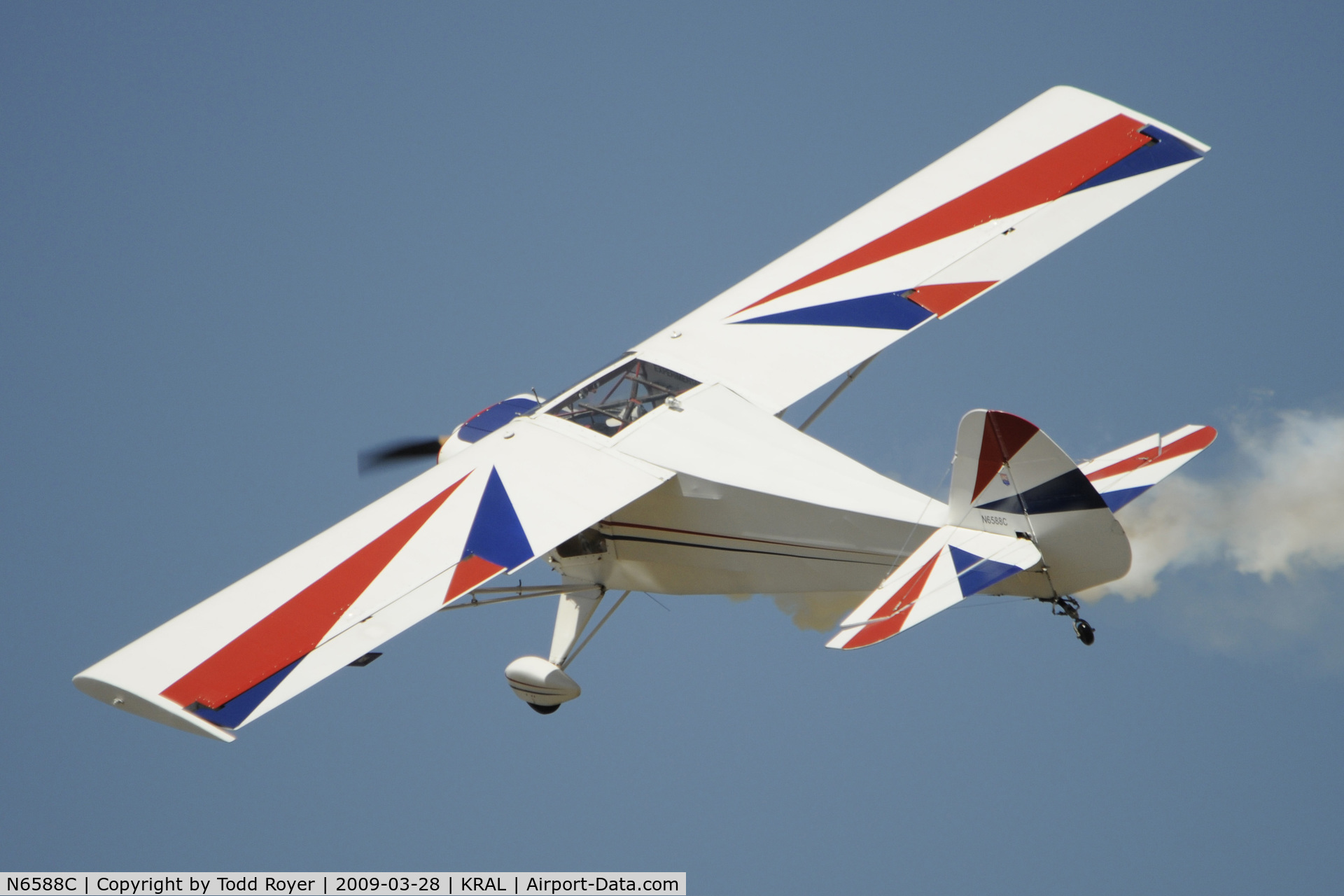 N6588C, 1992 Taylorcraft/Swick T-Clips C/N 1, Riverside Airshow 2009